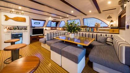 OMBRE BLU3 21m sailing yacht charter, photo 13