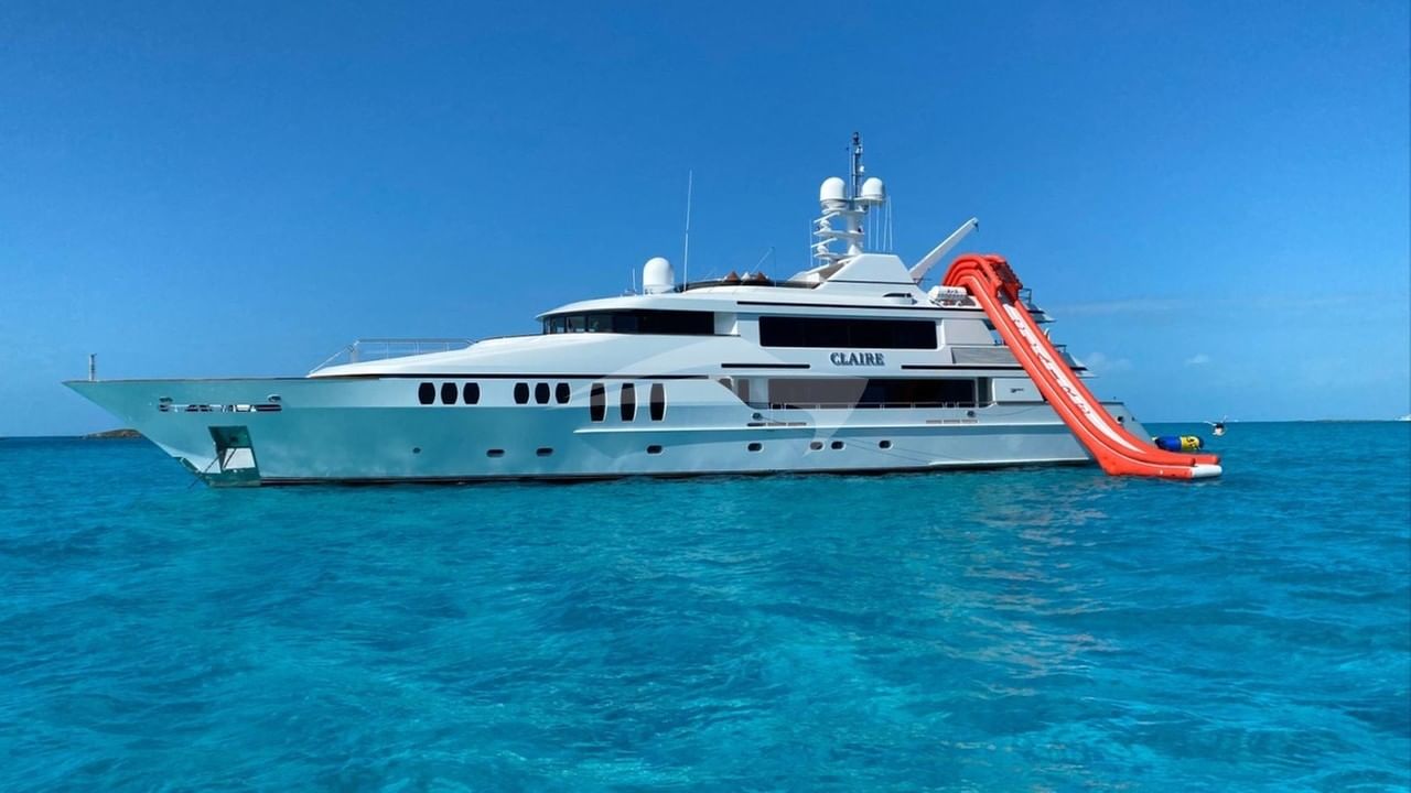 42' Custom Water Slide from the Sun Deck