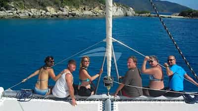 Bow riders on ALEXIS 3