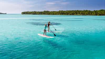 Paddle boarding