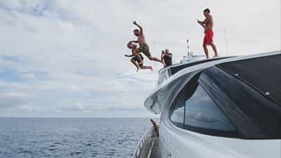 Jumping Off Deck