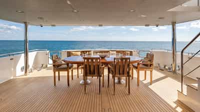 Aft deck