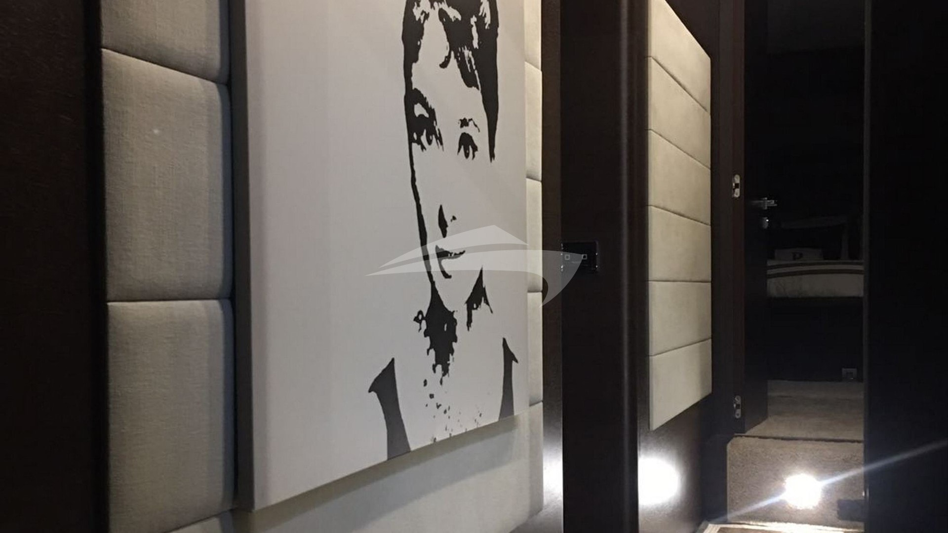 Hallway and art