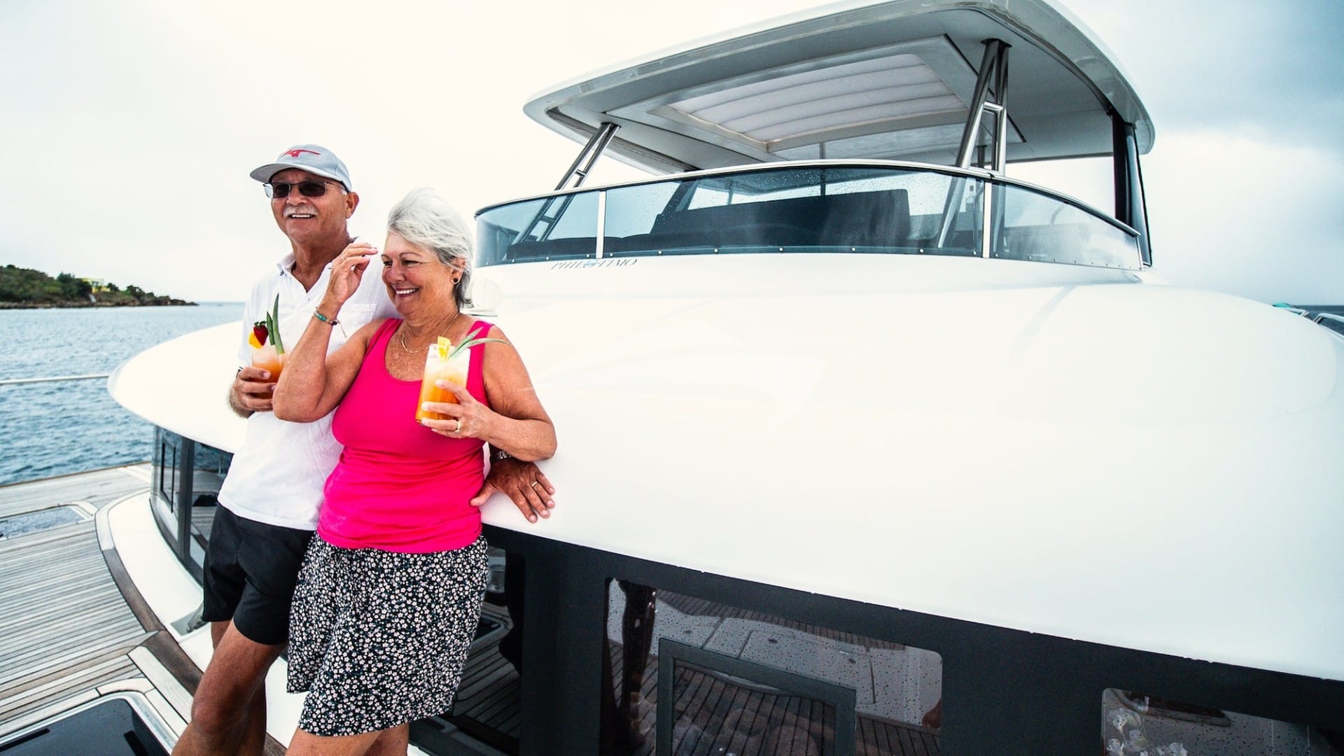 Enjoying the new from the foredeck