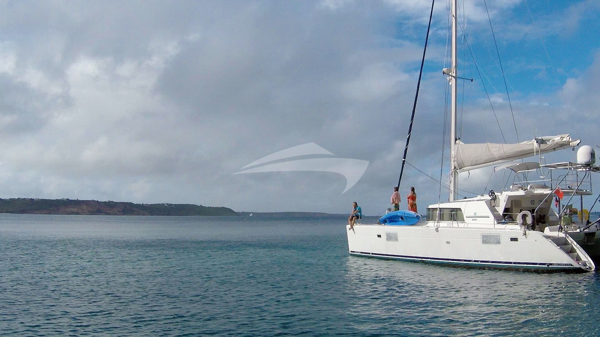Frenk at anchor on Sint Maarten