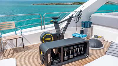 Sundeck aft gym area