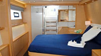 Master Suite with direct aft deck access