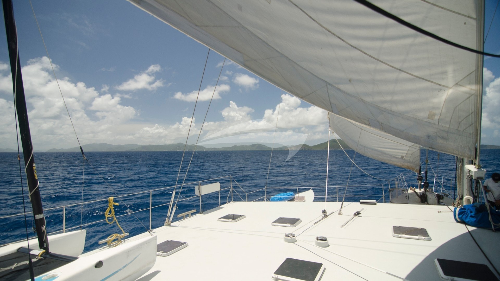 Top Deck sailing on Cuan Law
