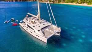 Watersports galore off the stern