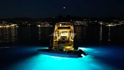 View of Aft at Night