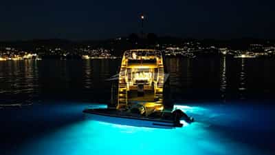 View of Aft at Night