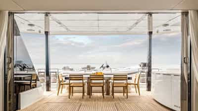 Aft Deck | Alfresco Dinning, Bar, Day Head, Tender Lift