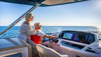 Fly Bridge helm station