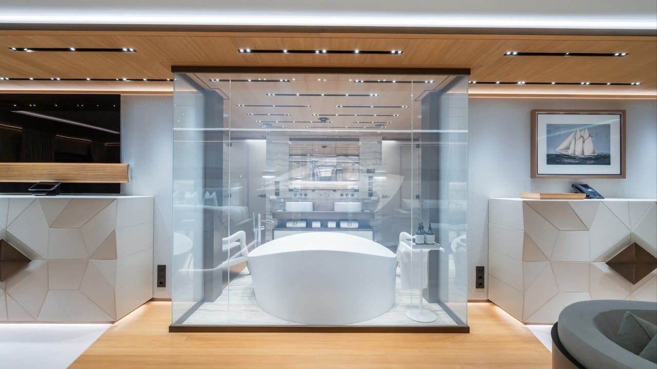 Master stateroom is en suite with 2 x dressing rooms