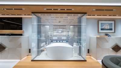 Master stateroom is en suite with 2 x dressing rooms