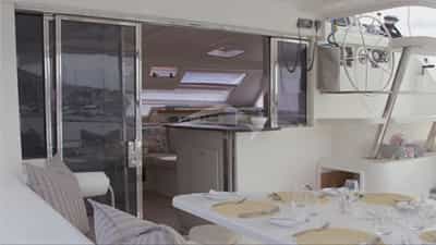 Outdoor dining area