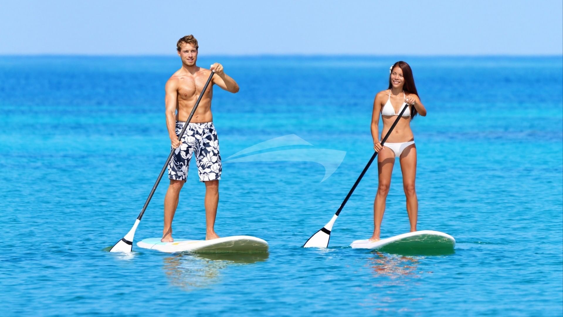 Multiple paddleboards to enjoy