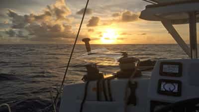 Enjoying beautiful sunsets