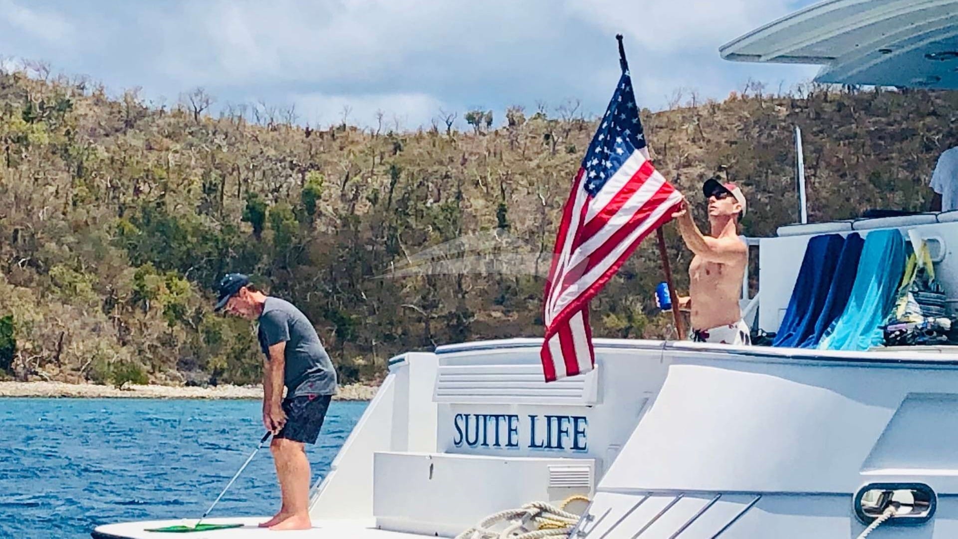 Aft area offers all kinds of fun activities, incl. golf!