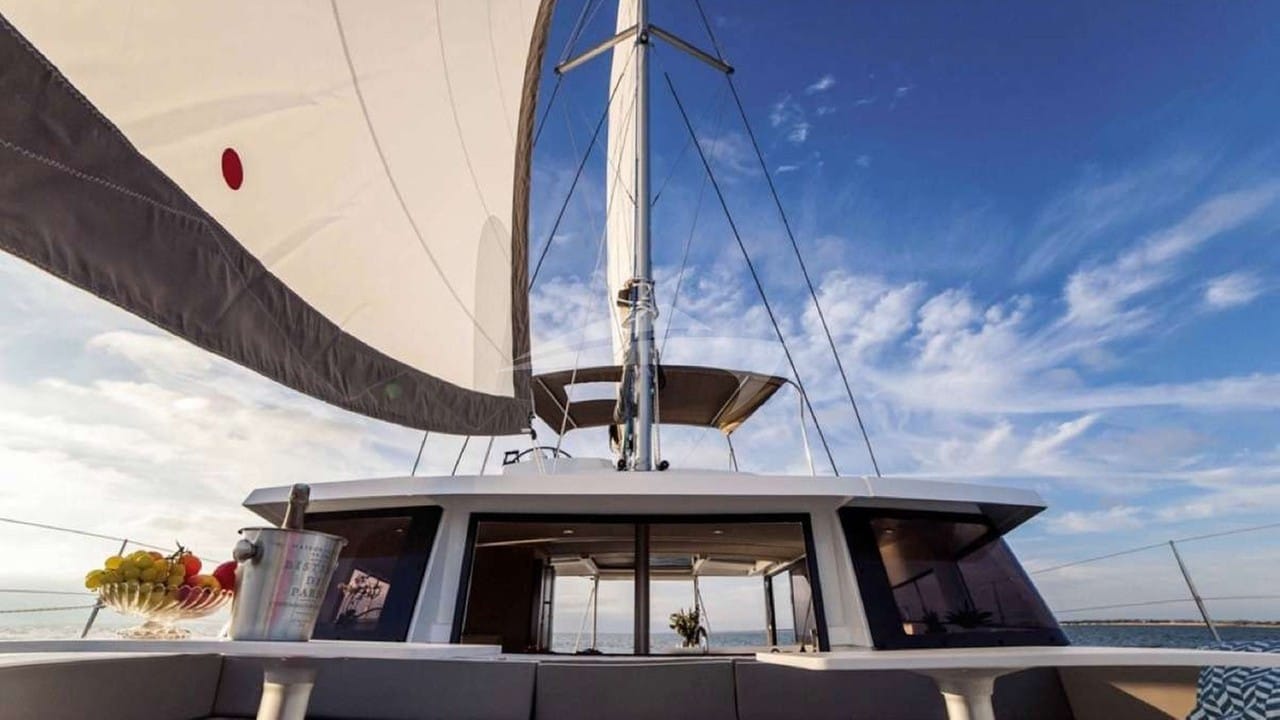 Foredeck lounge area