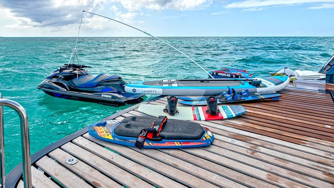 Swim Platform with Water Toys
