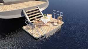 Swimming platform