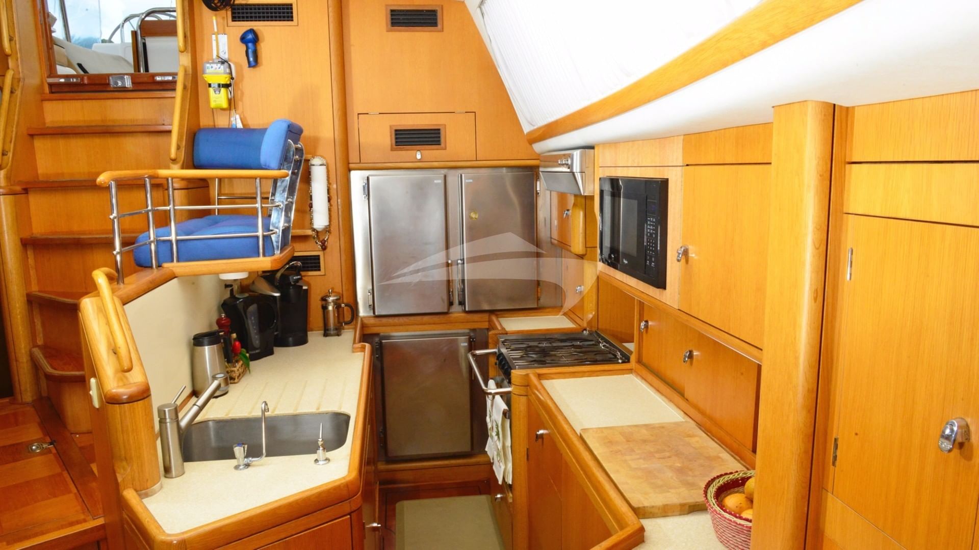 Galley showing landing seat