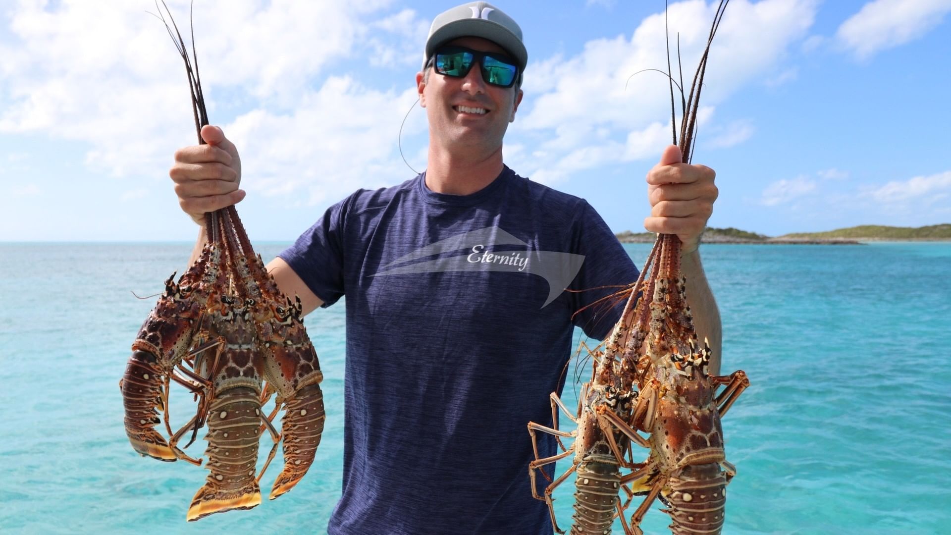 Your skipper with the catch of the day