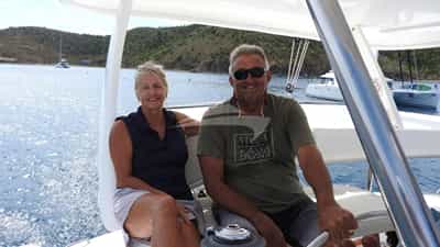 Captain at the helm