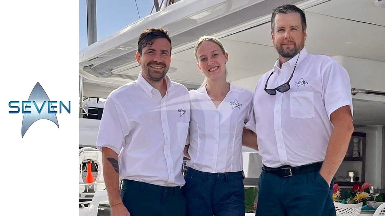 Luxury charter yacht crew for SEVEN
