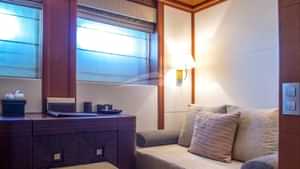 Double cabin with corner sofa