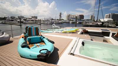 Water Toy and Deck Jacuzzi