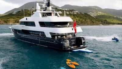 View of Aft with Water Toys