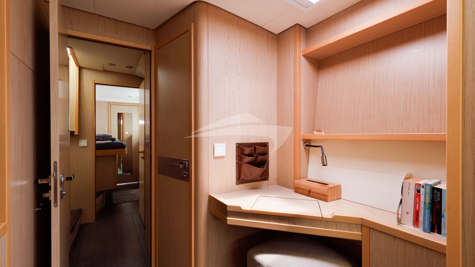 Owner's cabin work station