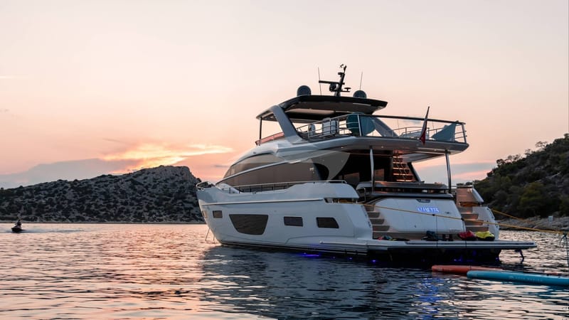 At Anchor at Sunset