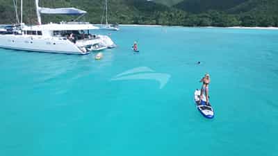 Paddleboarding fun