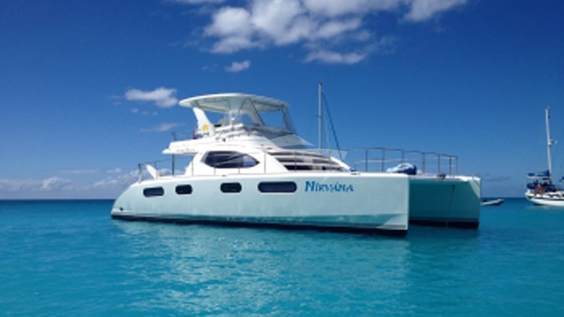 Nirvana at Anchor in Caribbean Sea