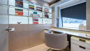 Office on bridge deck
