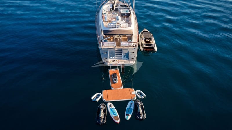 View of Aft and Water Toys