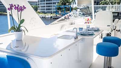 Flybridge bar