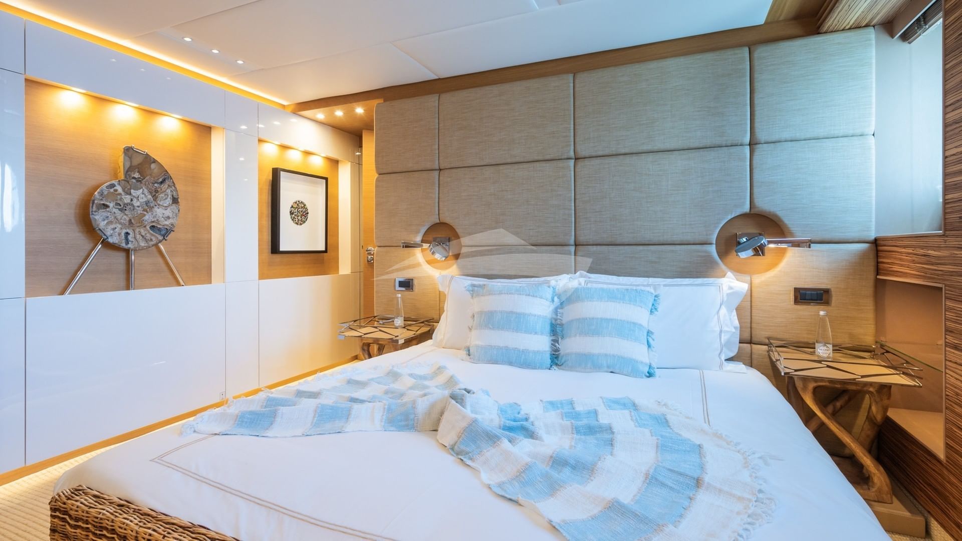 Double stateroom on lower deck