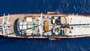 Aerial view of the deck