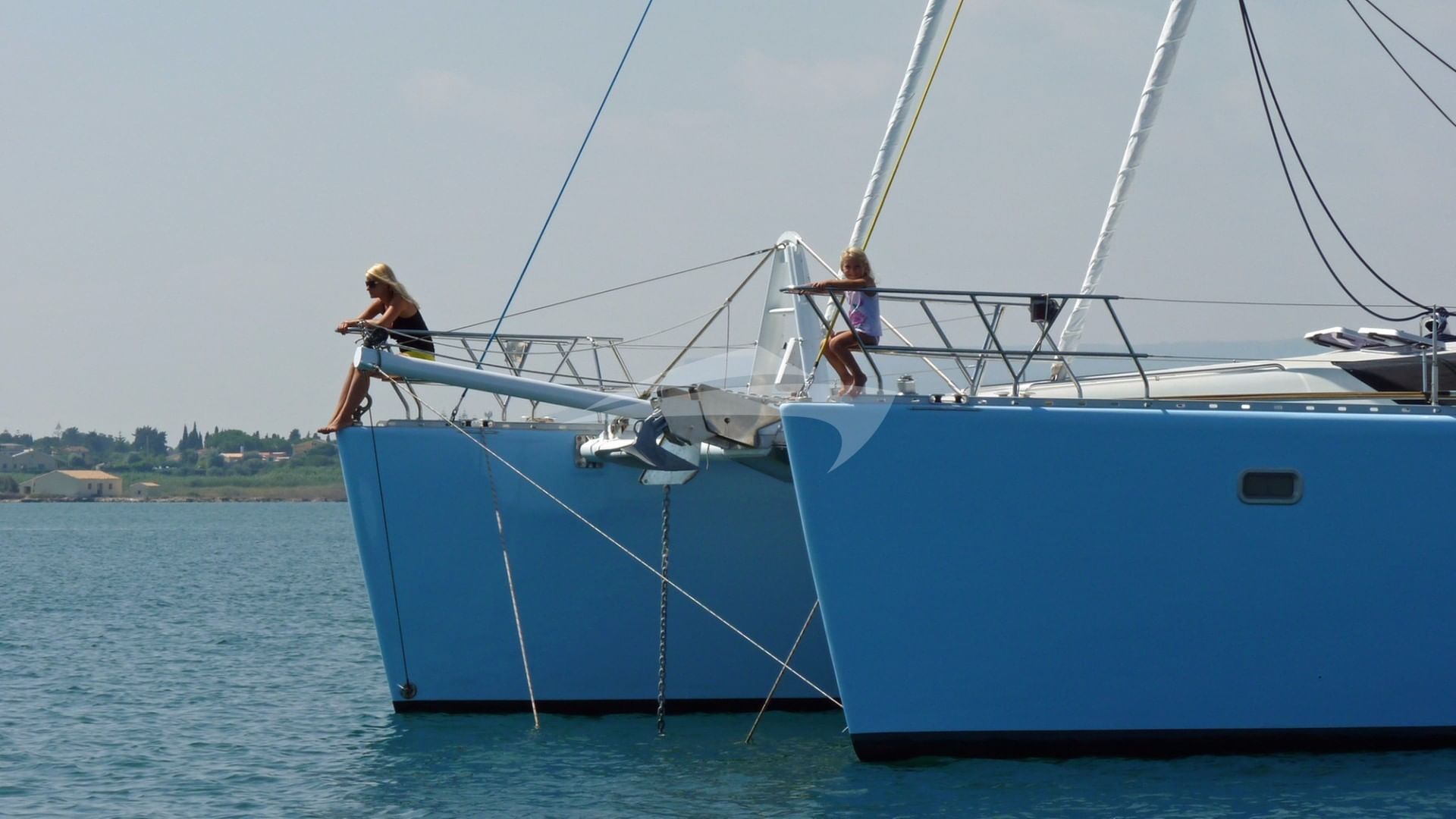 Enjoying the view from the Hulls