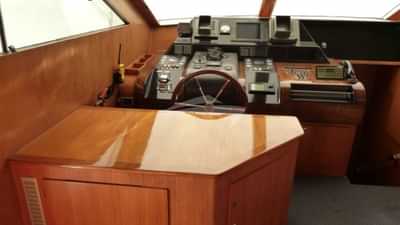 As part of the refit this is the new alfresco bar