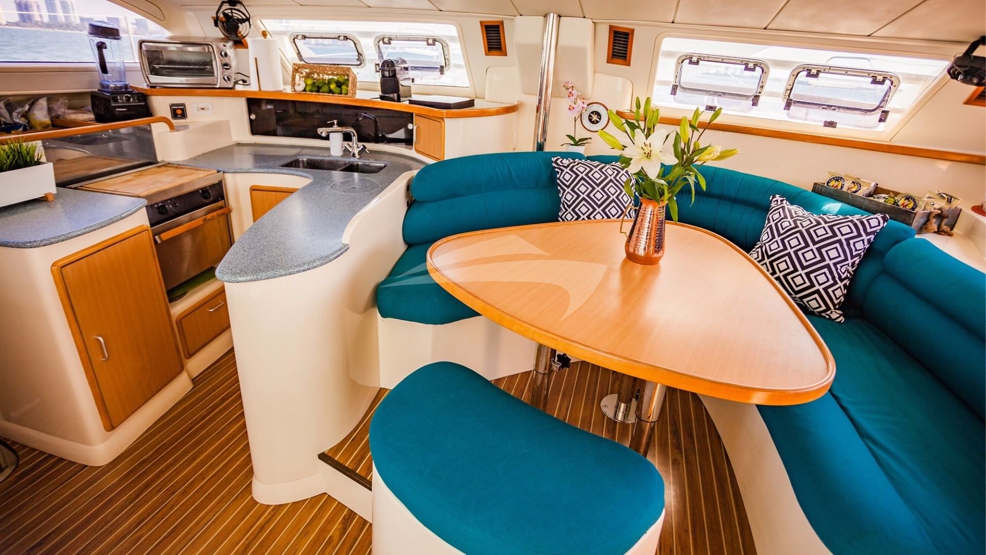 Dining Area and Galley