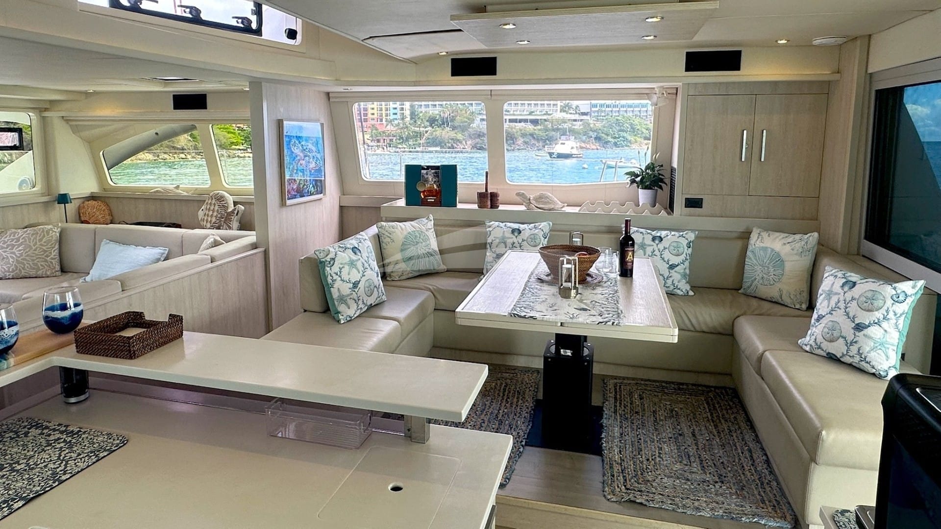 Saloon seating and dining