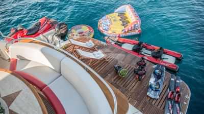 Swim Platform and Toys