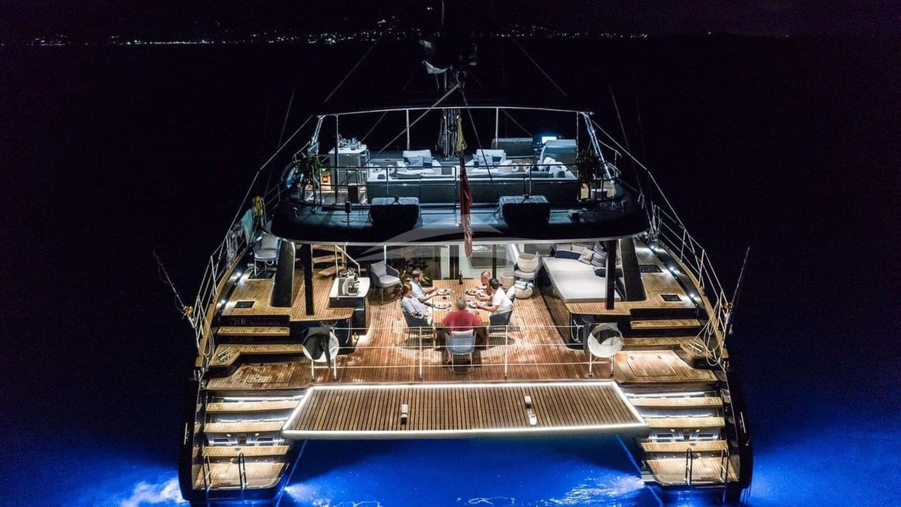 View of Aft at Night