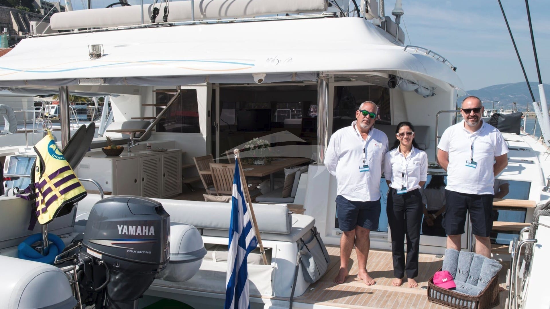 Luxury charter yacht crew for NOVA