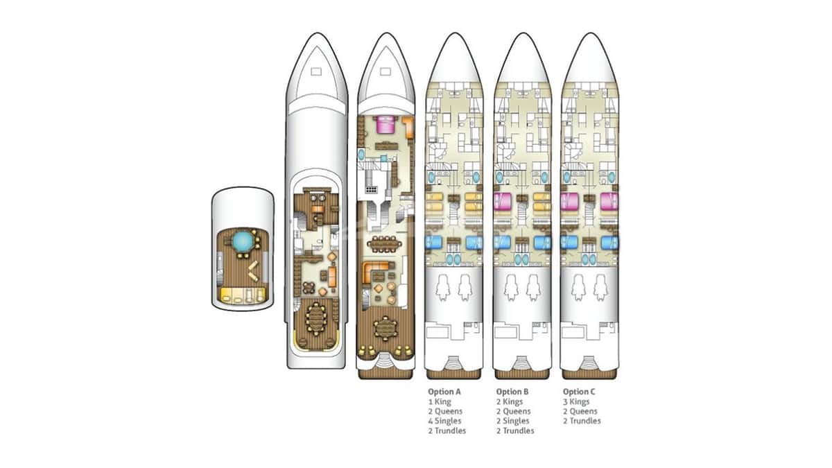 LADY J deck layout